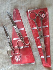 ZWILLINGE/DUE GEMELLI - 3 paia di forbici nuove