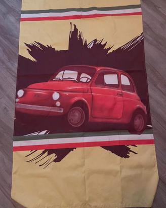 Telo Mare in Microfibra – Design Fiat 500 Vintage