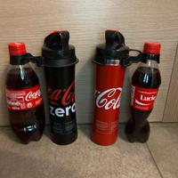 Borracce Coca Cola con bottiglie  set completo
