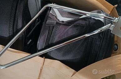 borse moto nuove con staffe e cinghie