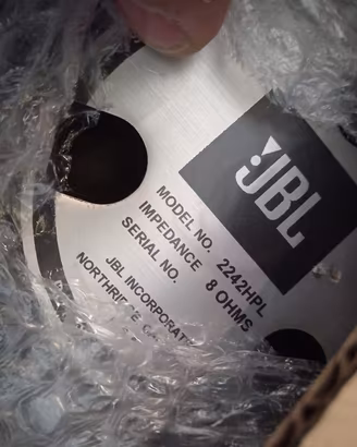 Jbl 2242hpl da riconare/ribobinare