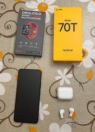 Realme Note 70T da 4GB+128GB+Smartwatch+cuffie bl