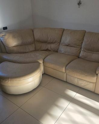 Divano in pelle Chateau D'ax