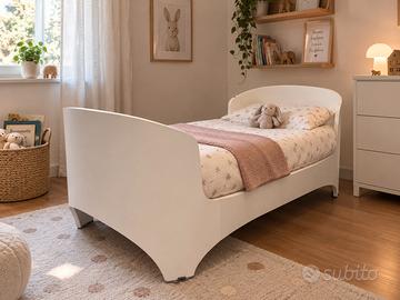 Lettino Leander 3 in 1 laccato bianco