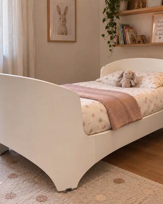 Lettino Leander 3 in 1 laccato bianco