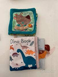 Set 5 libri sensoriali in stoffa per bambini