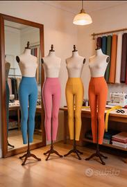 4 leggins bambina 8-9 anni 