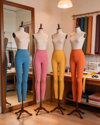 4 leggins bambina 8-9 anni 