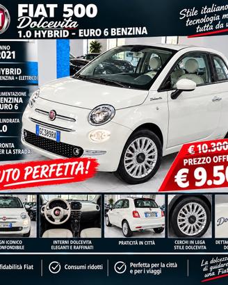 Fiat 500 1.0 Hybrid Dolcevita neopatentati