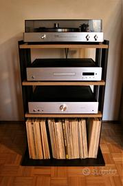 Mobile mobiletto rack stereo hifi hi fi su misura