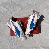 Scarpe da calcio PUMA King Pro Fg/Ag bianche