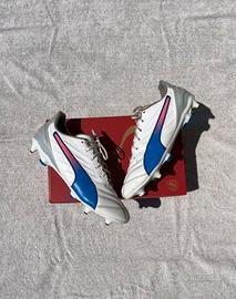 Scarpe da calcio PUMA King Pro Fg/Ag bianche