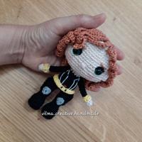 bambola Black Widow Avengers Artigianale 