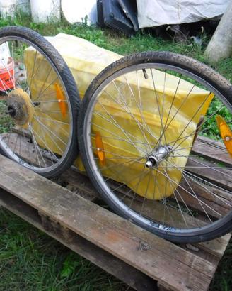coppia ruote shimano