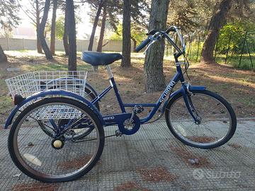 Bicicletta Tre Ruote Schiano con cestello