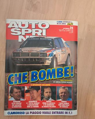 Autosprint 1991 Anteprima Alfa 75 Turbo - Mazda MX