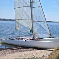 Catamarano Tornado Marstrom deriva vela