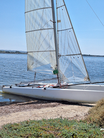 Catamarano Tornado Marstrom deriva vela