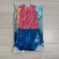 Vestito da fata + bacchetta con paillettes