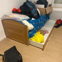 Letto singolo contenitore