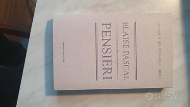 libro pensieri Blaise pascal 