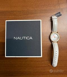 Orologio Nautica Bianco/Oro - Mai Usato