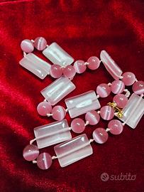 Collana vintage vetro 