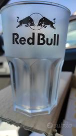 6 bicchieri Red bull in plastica 