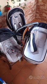 Trio inglesina-completo di ovetto navicella e pass