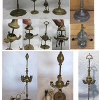 Lume 3 braccia ottone lumiera lanterna candelabro