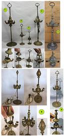 Lume 3 braccia ottone lumiera lanterna candelabro