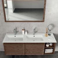 Base P/Lavabo Paola TABACCO+Specchio Beatrice+ 2 p