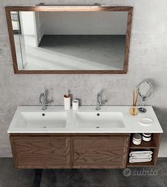 Base P/Lavabo Paola TABACCO+Specchio Beatrice+ 2 p
