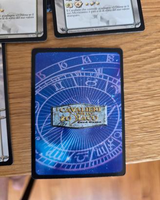 I Cavalieri Dello Zodiaco carte collezionabili 
