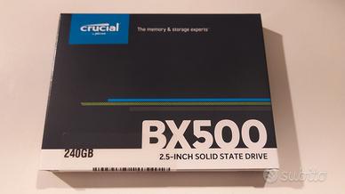 SSD CRUCIAL BX500 240 GB Nuovo Sigillato