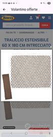 TRALICCIO ESTENSIBILE IN LEGNO