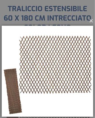 TRALICCIO ESTENSIBILE IN LEGNO