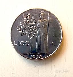 Moneta 100 lire Mini 1992