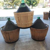 3 damigiane da 54 litri