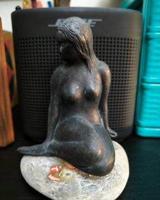 statuetta in bronzo sirenetta 