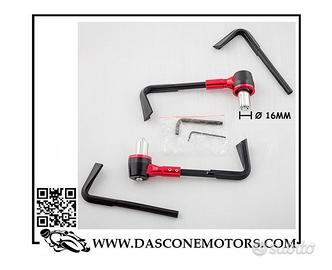 Coppia di paraleve per moto ROSSO