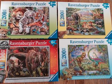 Ravensburger KIT 4 scatole dinosauri e animali