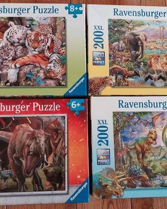 Ravensburger KIT 4 scatole dinosauri e animali