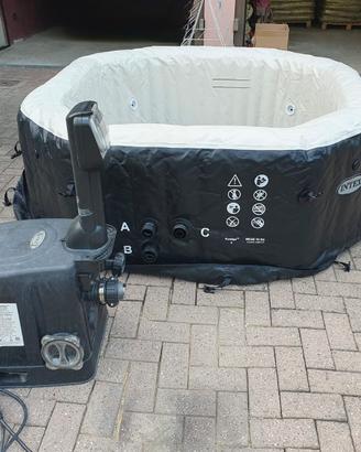 Piscina spa intex sic 40 16 ro
