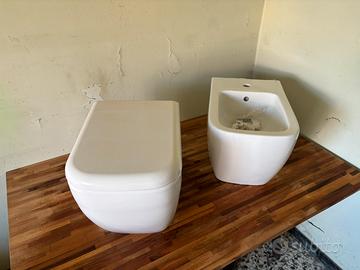 Sanitari sospesi RAK Ceramics WC e Bidet