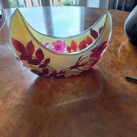 Vaso originale Gallè in vetro 