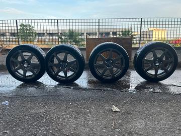 4 cerchi in lega FIAT con pneumatici 195/45 R15