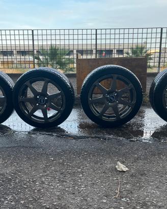 4 cerchi in lega FIAT con pneumatici 195/45 R15