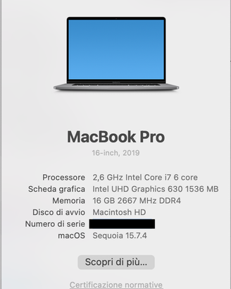 MacBook Pro 16 - inch, 2019