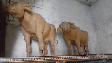 Mucca per allestimento macelleria e caseificio